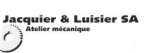 Touchant de très nombreux domaines d'activités tels que la chimie, l'industrie des machines, l'hydro-électricité (grandes machines) et le ferroviaire, Jacquier-Luisier SA s'est orienté depuis une dizaine d'années vers le domaine de la mini hydro-électricité et révise ou construit clé en main des centrales hydro-électriques en partenariat avec Telsa SA à Sion (tableaux électrique et contrôle-commande).